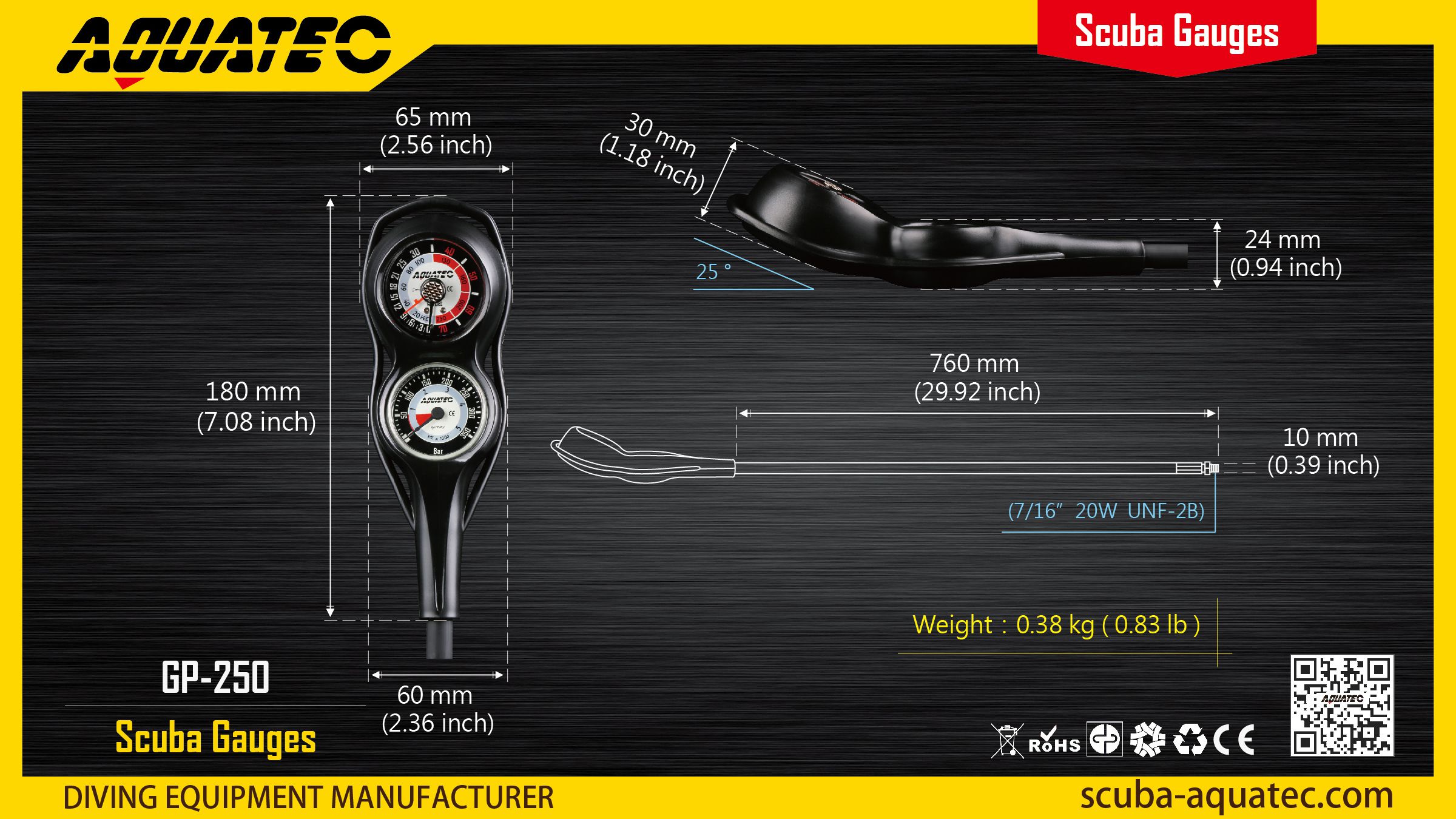 Scuba Compass Gauge