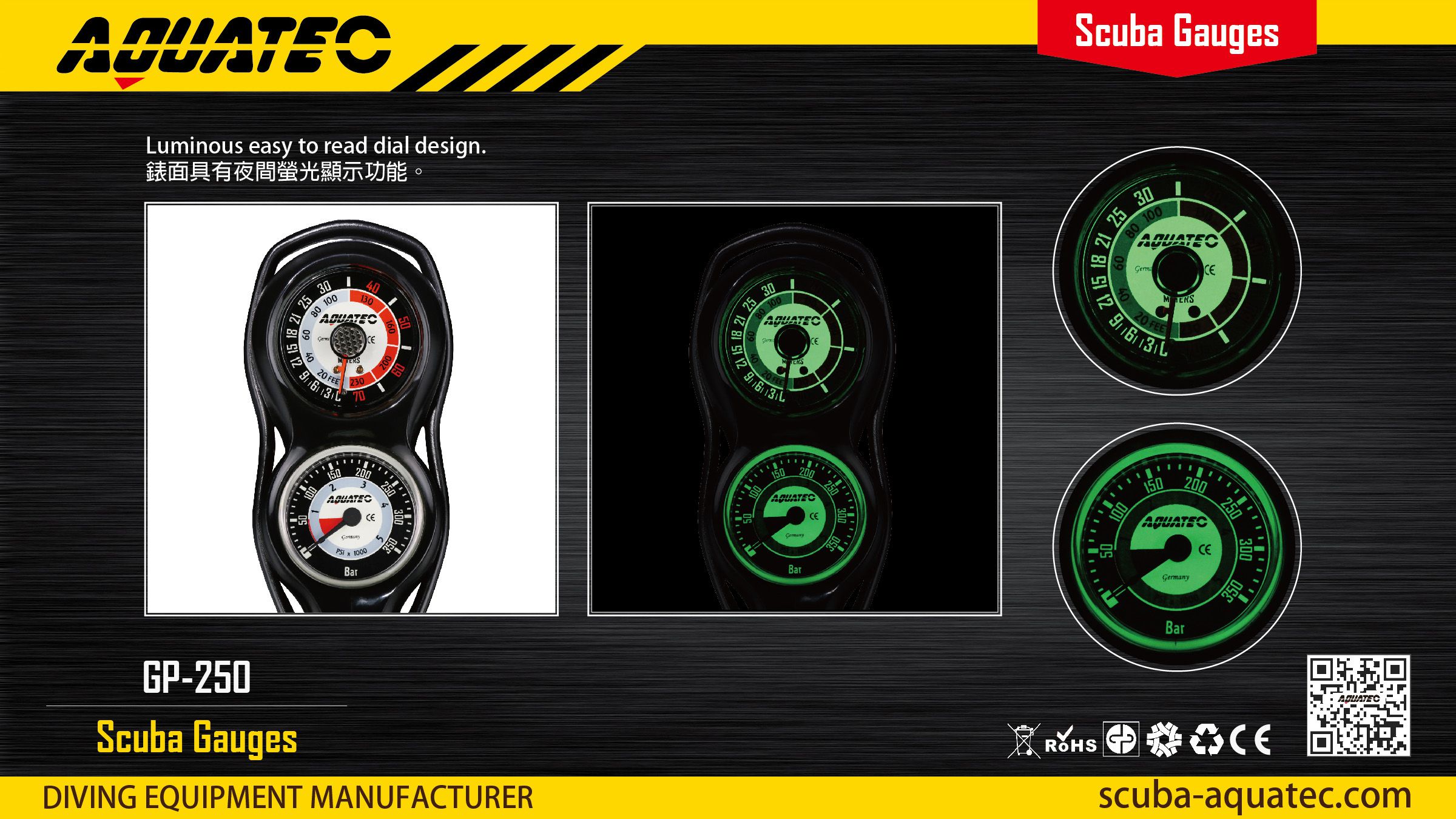 Scuba Compass Gauge