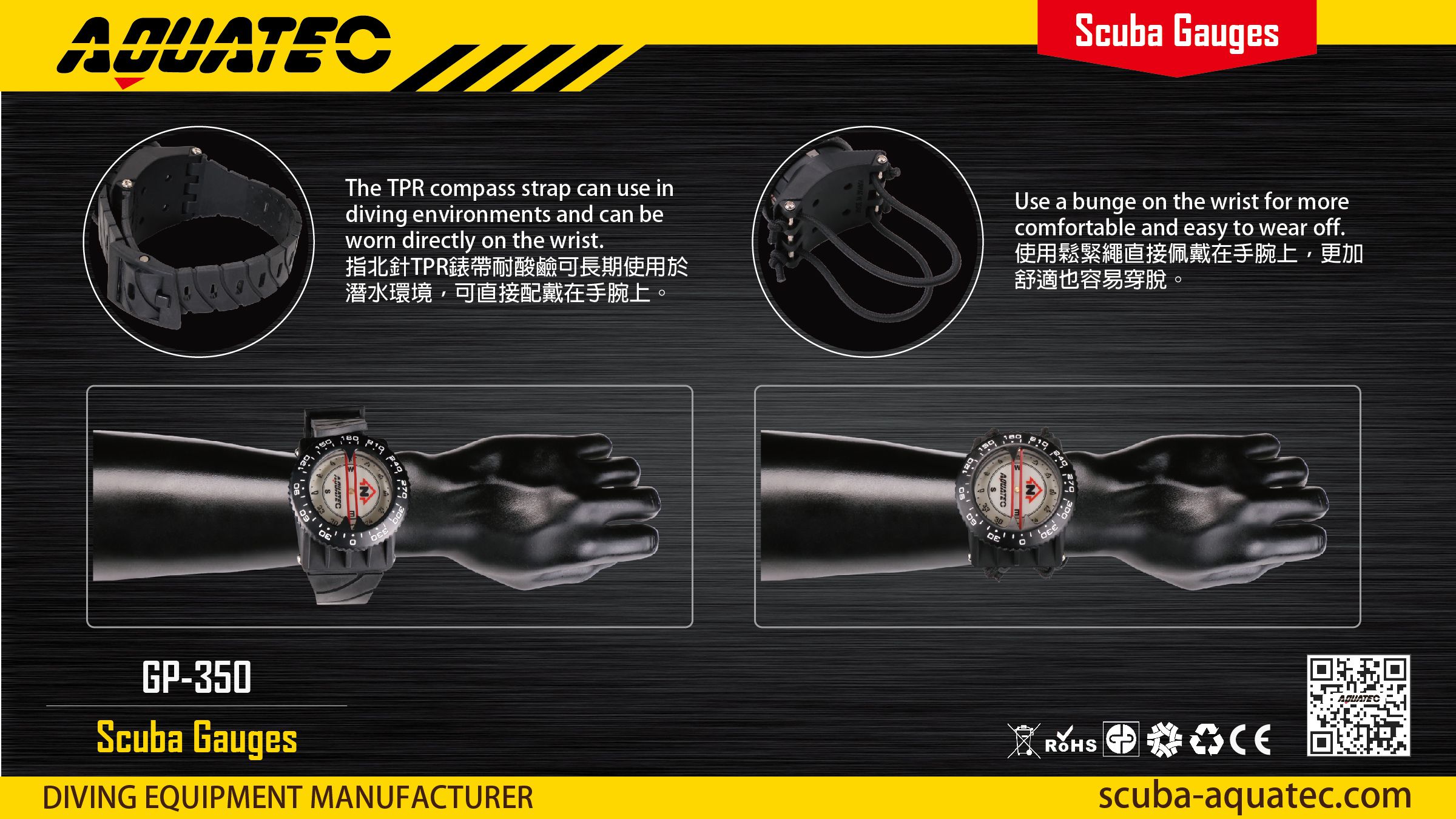 Scuba Compass Gauge