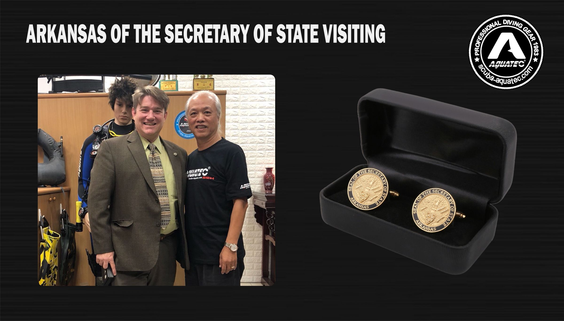 Scuba Aquatec Arkansas Of The Secretary Of State Visiting