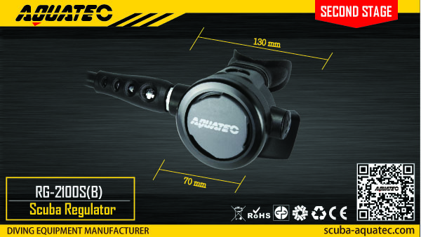 潛水順流式調節器 二級頭調節器