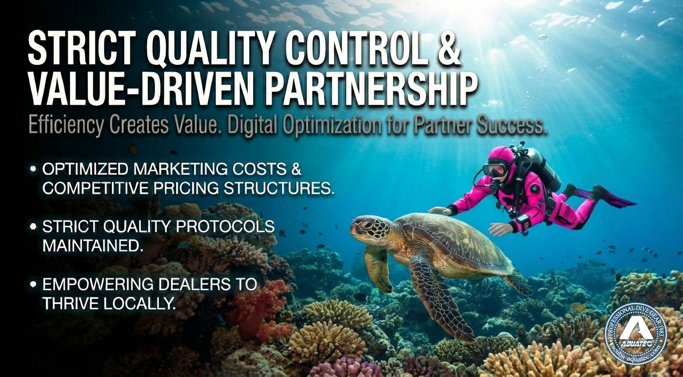 Streng Kvalitetskontroll og Verdi-Drevet Scuba Forhandler Partnerskap