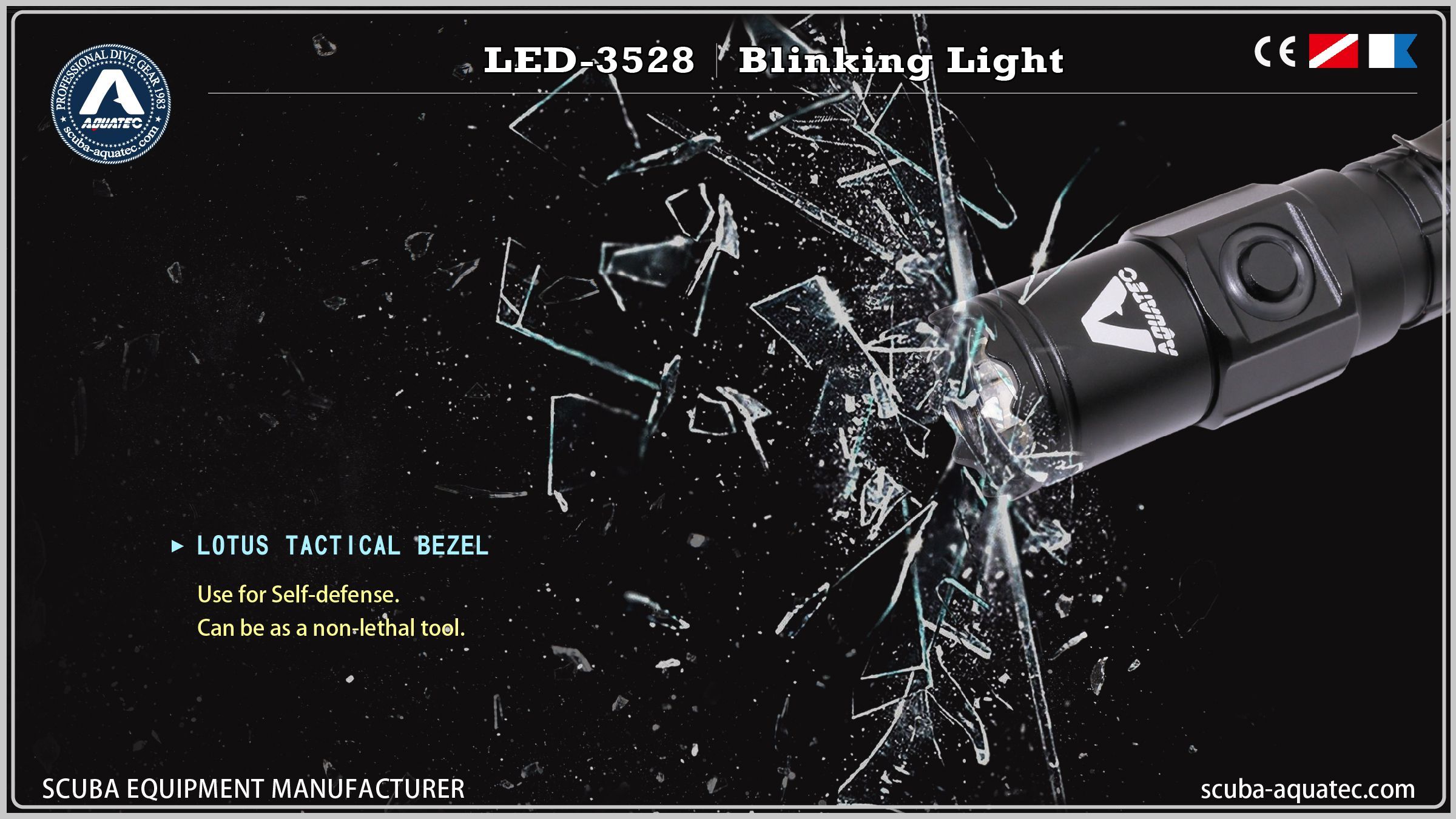 Lampe tactique de police Lampe de police