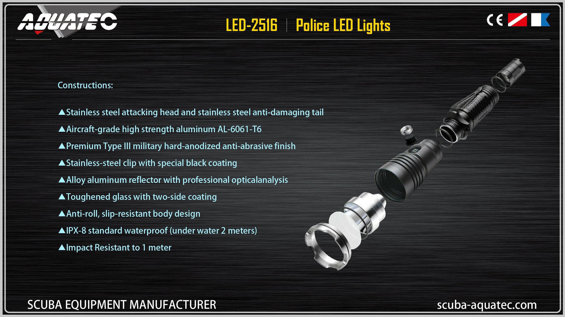 Militärpolizei-Taschenlampe