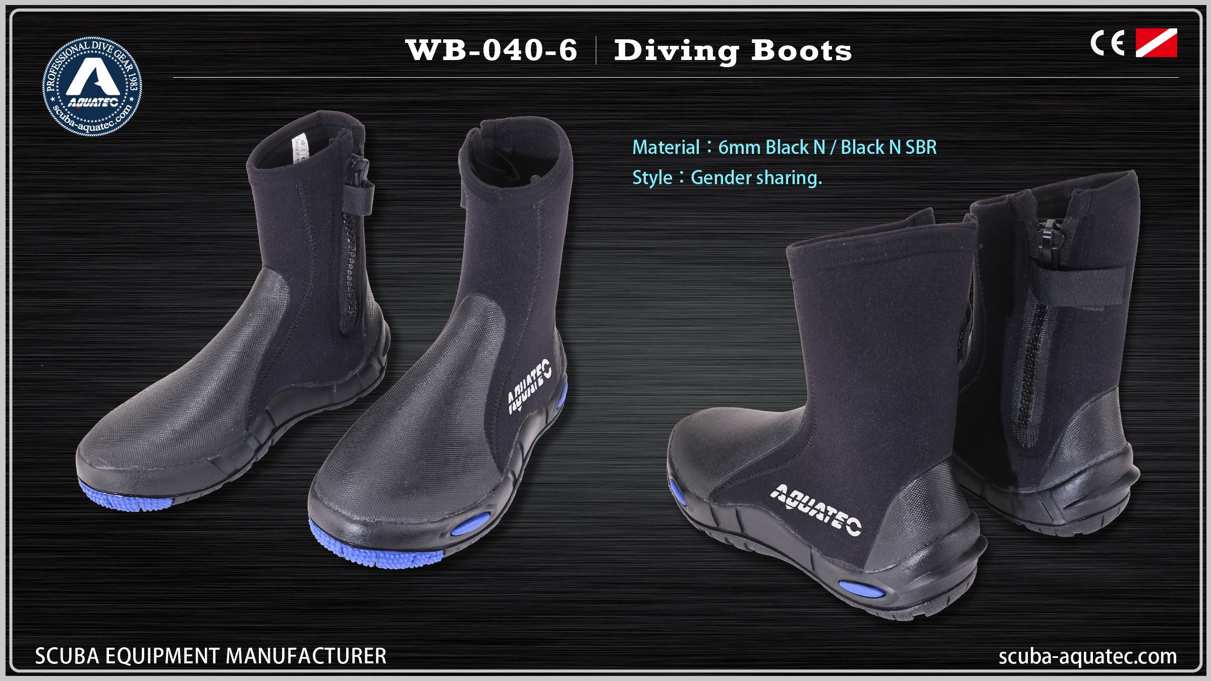 WB-040-6 potápěčské boty Aquatec
