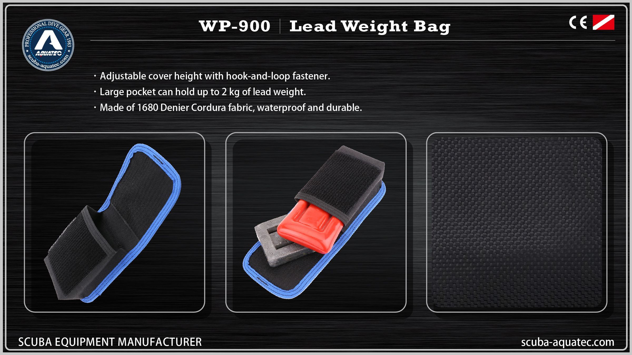 Свинець для акваланга Aquatec Scuba WP-900