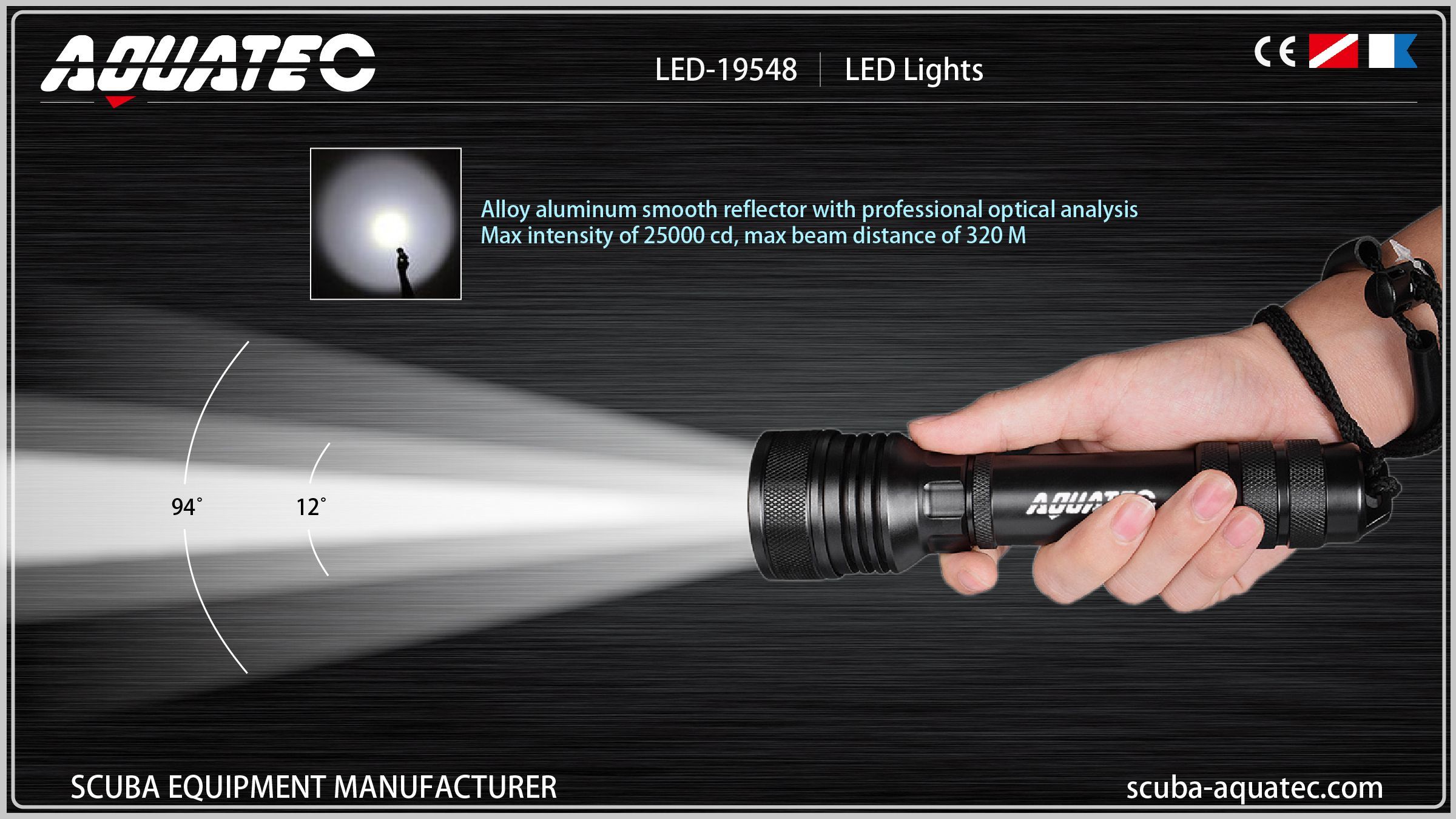 Luce tattica per immersioni