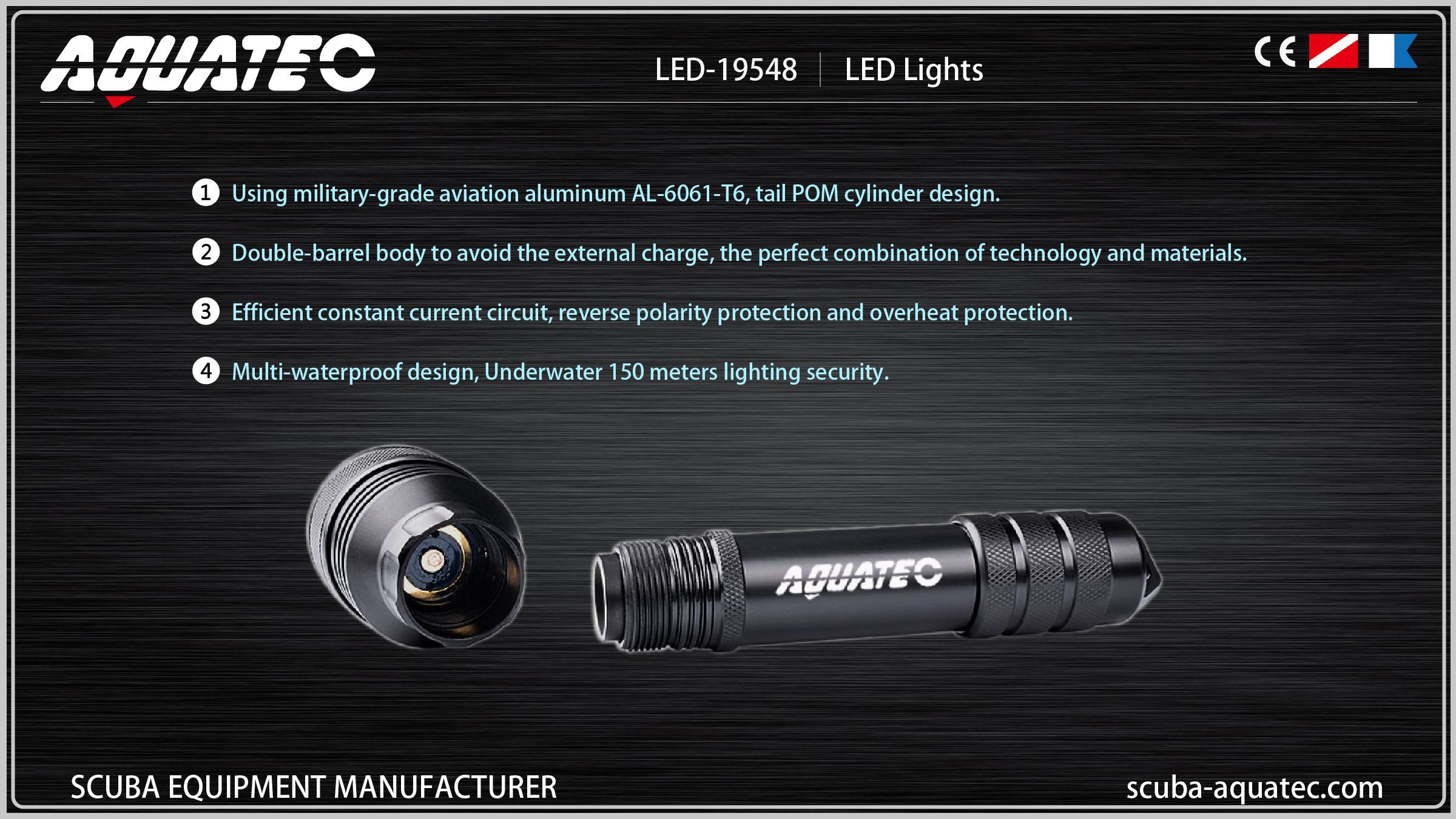 Luce tattica per immersioni