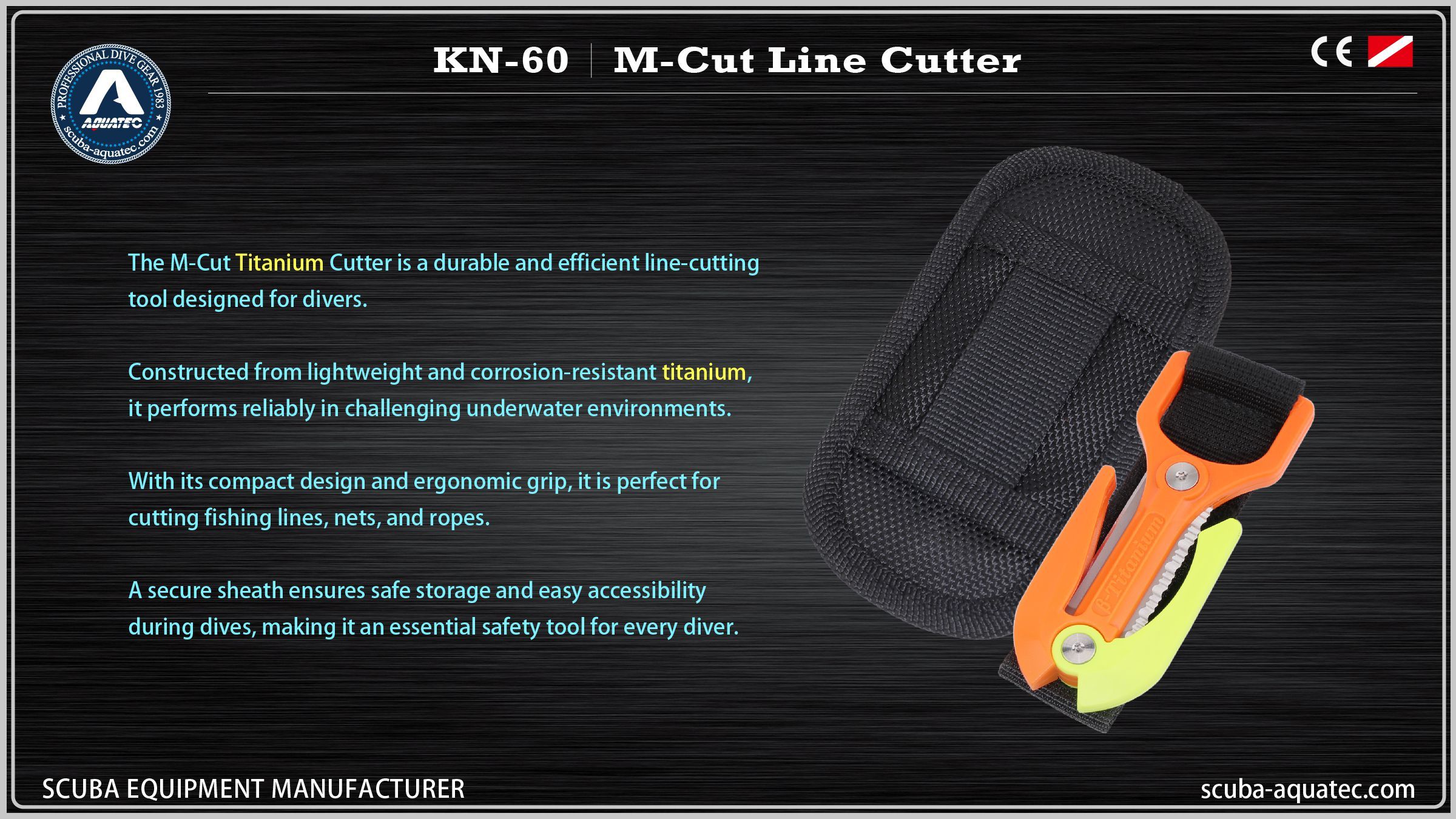 Ніж для акваланга Ніж для дайвінгу