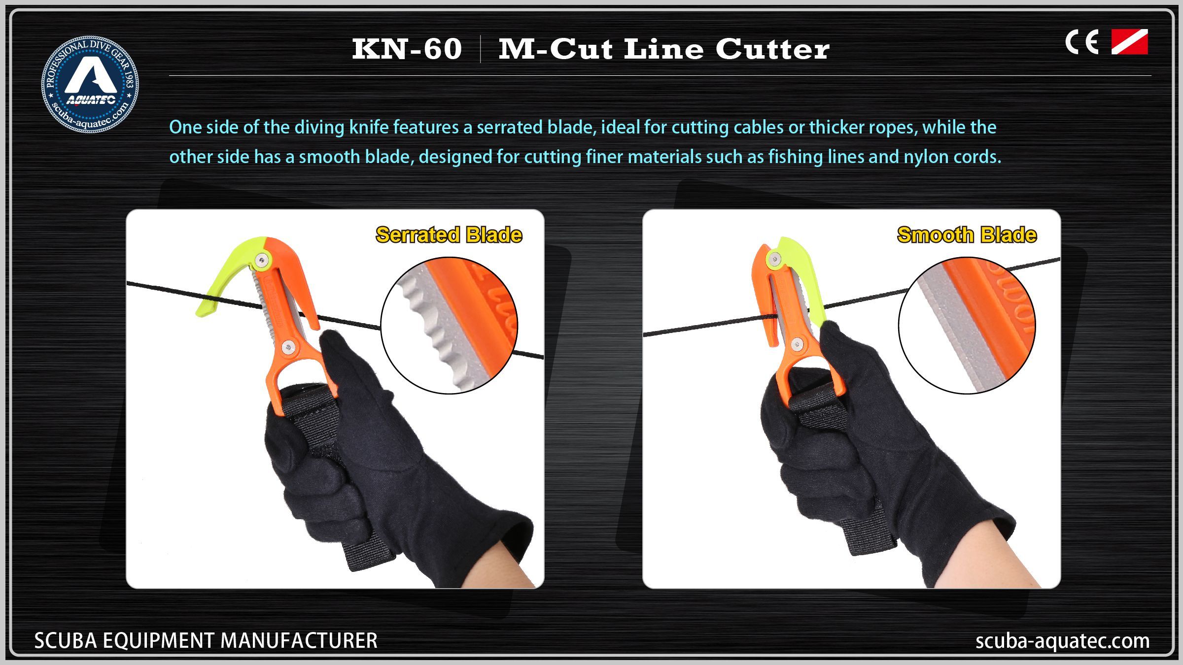 Ніж для акваланга Ніж для дайвінгу