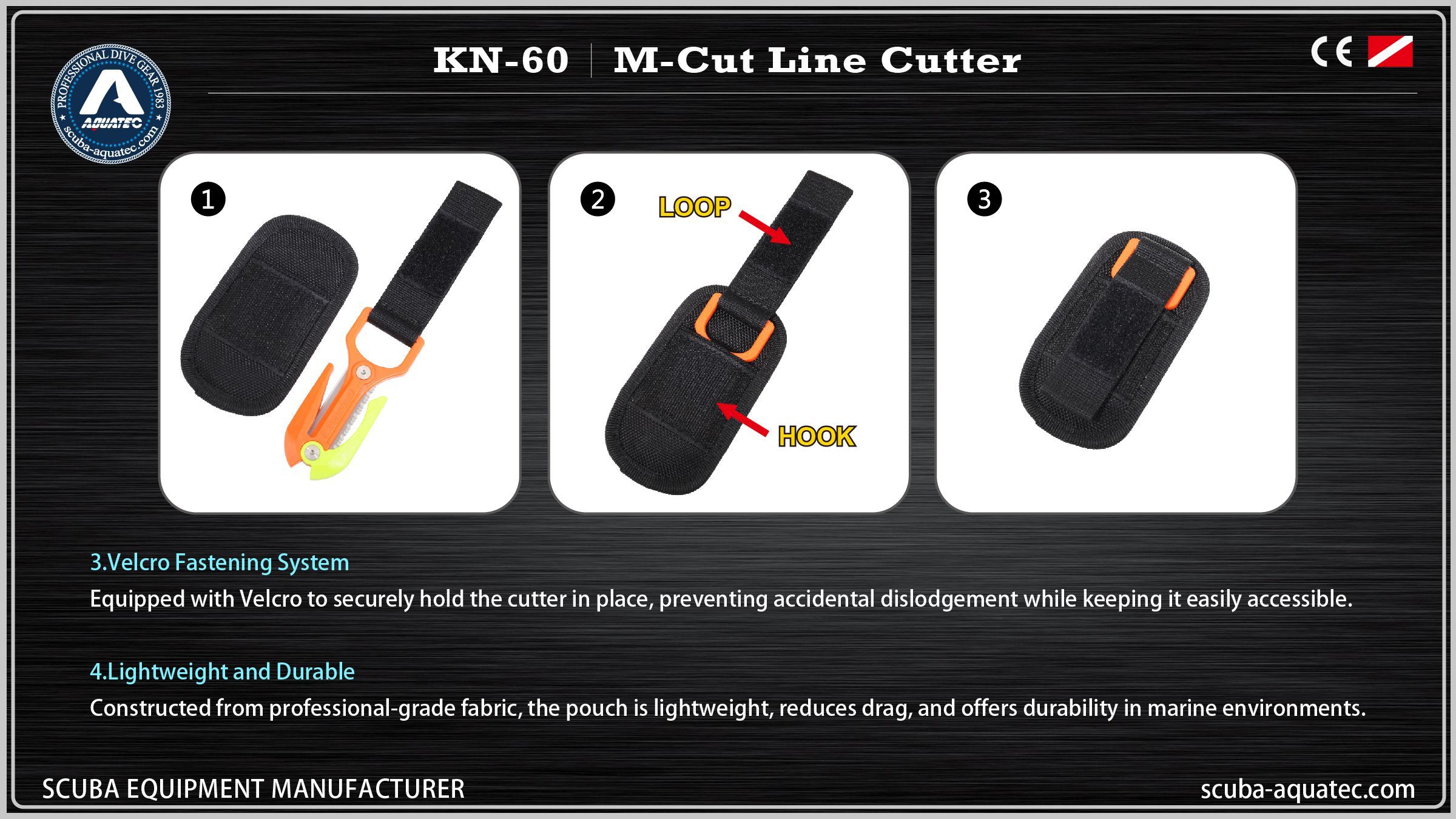 Ніж для акваланга Ніж для дайвінгу