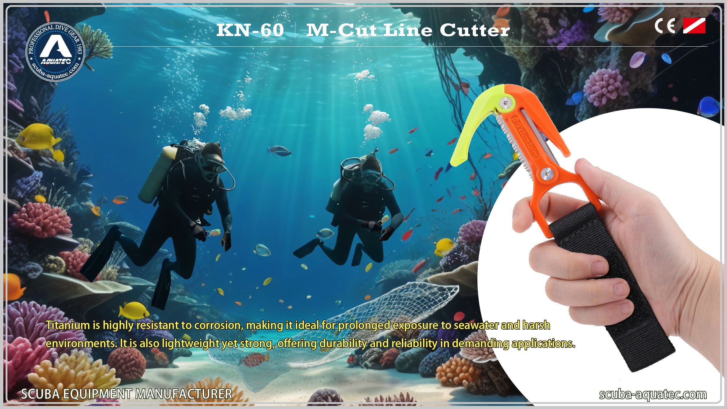 Ніж для акваланга Ніж для дайвінгу