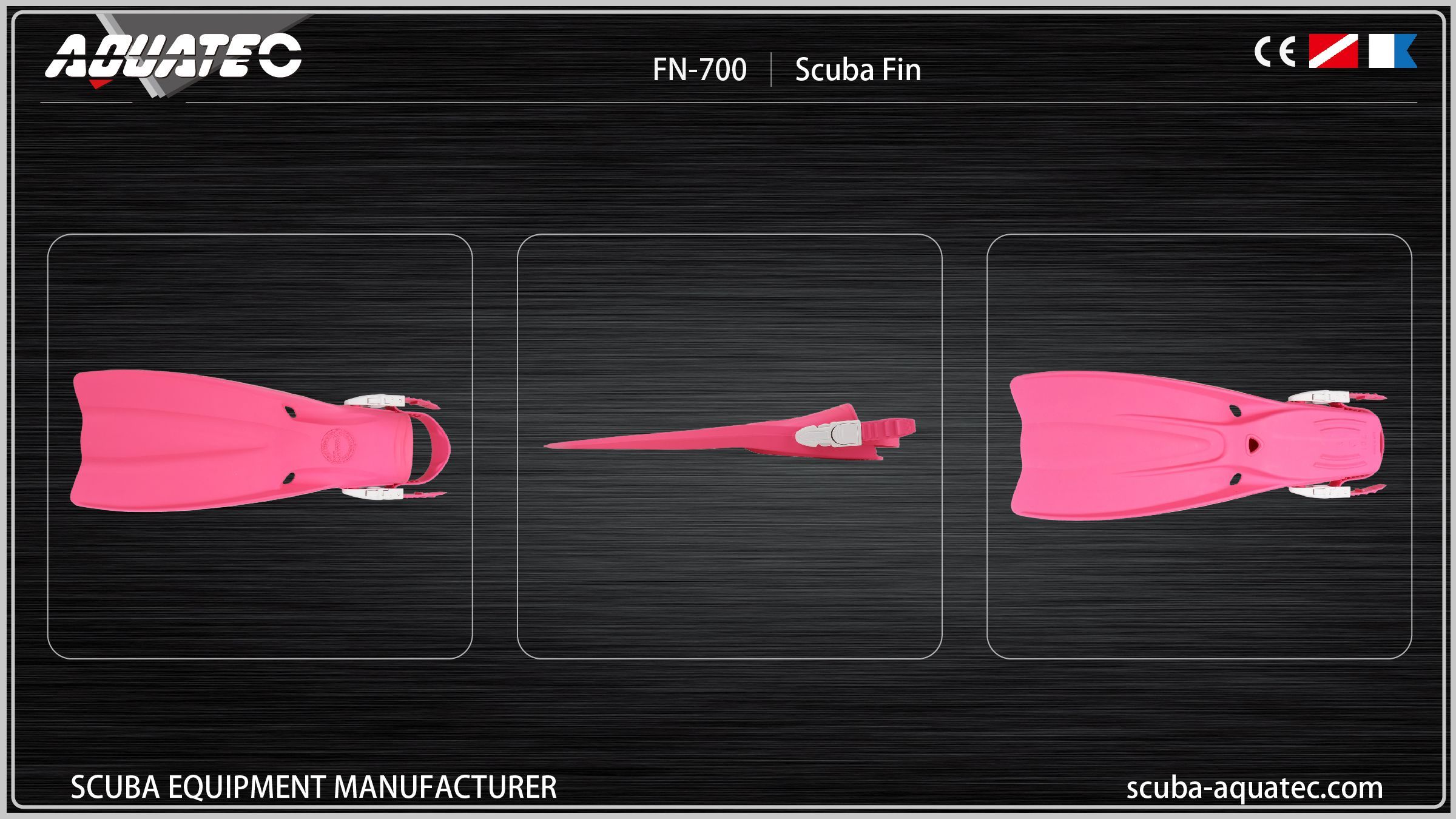 Scuba Aquatec 開放調正式蛙鞋s Aquatec Open Packet Fin