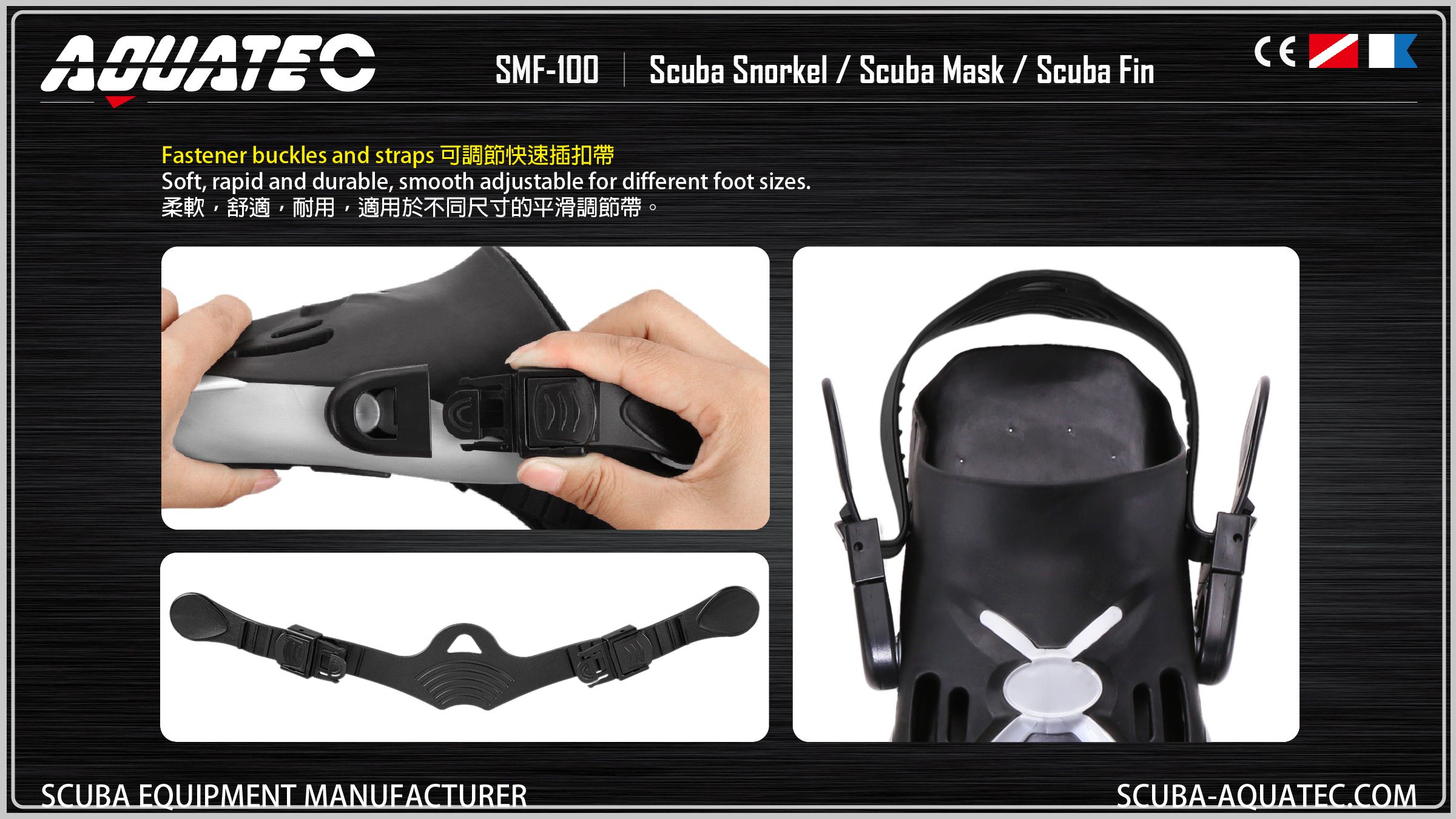 Snorkel, Mask, Fint skin divingt