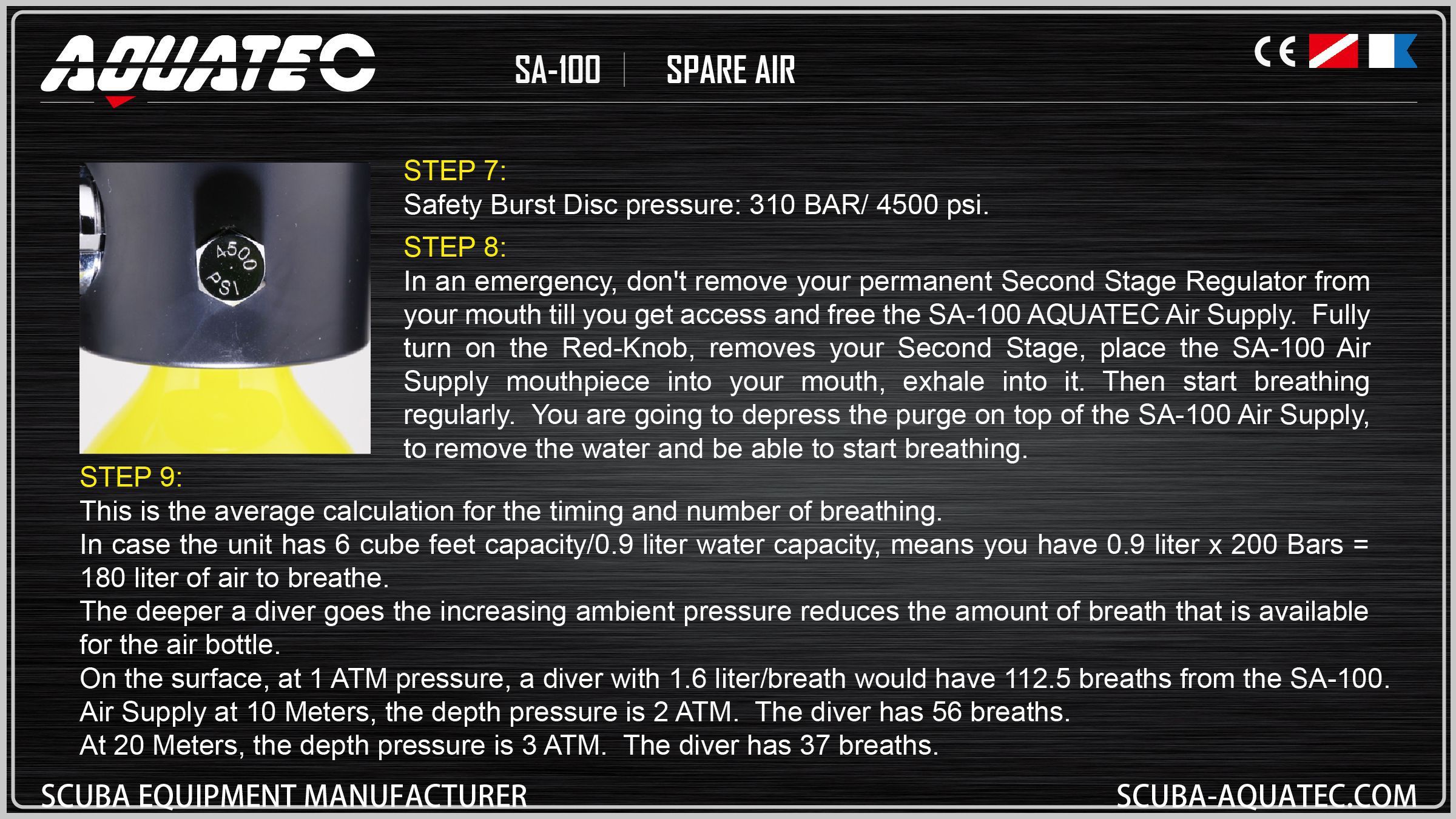 다이빙 스페어 에어